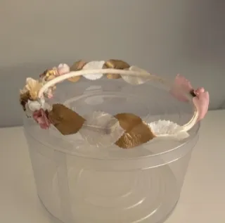 Diadema/Tiara Comunión Flores