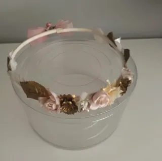 Diadema/Tiara Comunión Flores