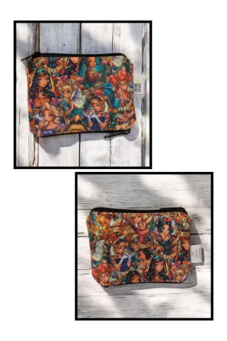 Monederos con diseños de personajes