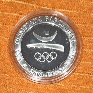 Moneda 2000 Pesetas Barcelona '92 España 1990
