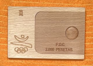Moneda 2000 Pesetas Barcelona '92 España 1990