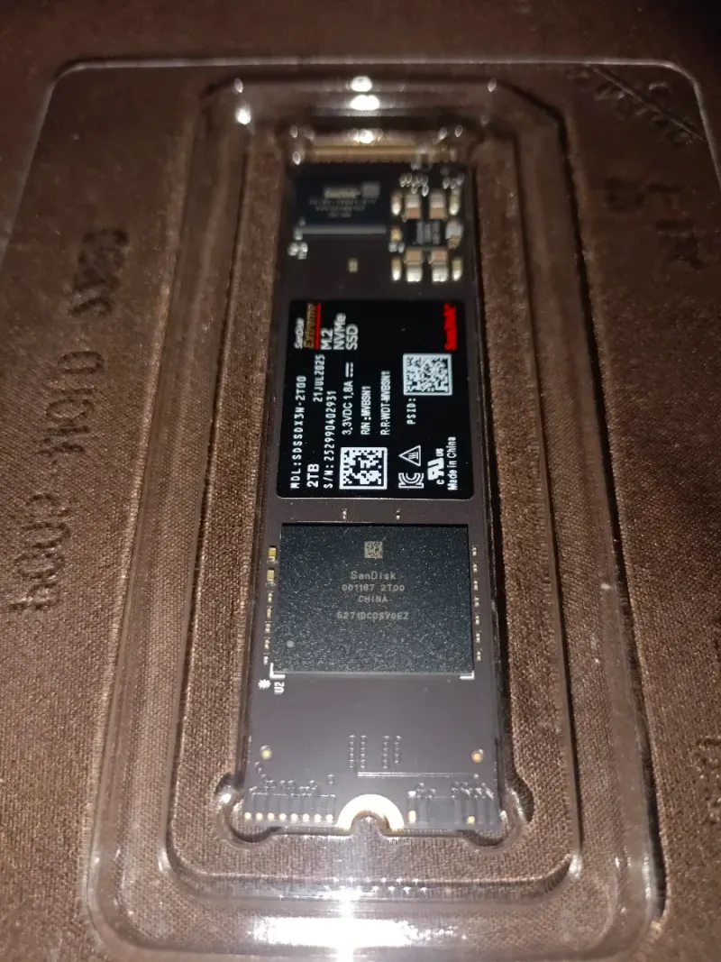 SSD M.2 NVME SanDisk Extreme 2TB PCIE 4.0
