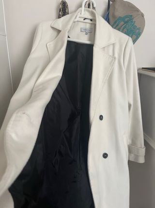 Abrigo largo blanco Trucco