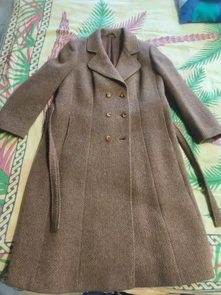 Cappotto marrone doppiopetto