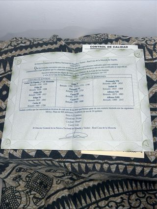 13 Arras Reales Certificadas - Colección