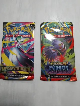 Packs Pokémon Megaevolución Fuego Fantasmal