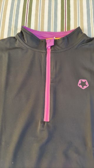 Gregster Chaqueta Técnica Negra y Rosa XS