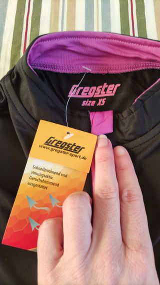 Gregster Chaqueta Técnica Negra y Rosa XS