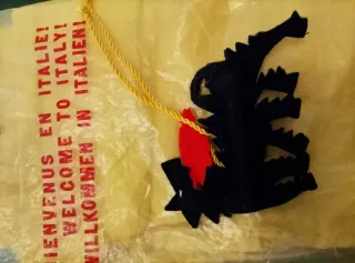 Set Agip: Portacenere, Decorazioni, Sacchetto