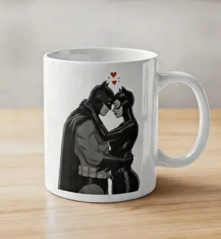 Tazza Ceramica Batman & Catwoman Amanti