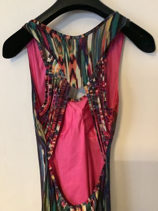 Vestito lungo fantasia Red Qeen