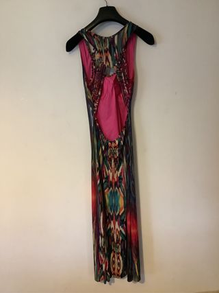 Vestito lungo fantasia Red Qeen