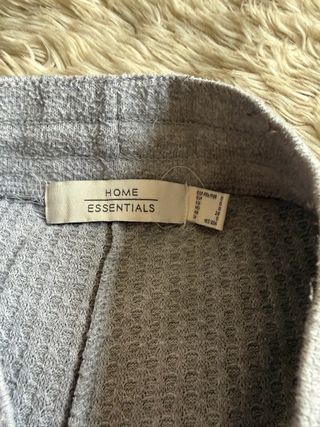 Pantalón pijama gris waffle
