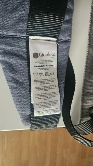 Mochila Porteo Quokka Baby E-Carrier Azul