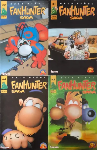 MEGA LOTE 18 Cómics FANHUNTER - Cels Piñol
