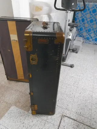 Baúl Armario Antiguo Estilo Steamer