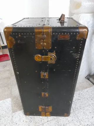 Baúl Armario Antiguo Estilo Steamer