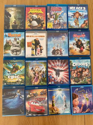 MEGAPACK 43 Películas Disney y Animación Blu-ray