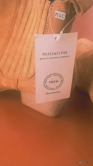 Botines Musse & Cloud Hope Beige/Marrón