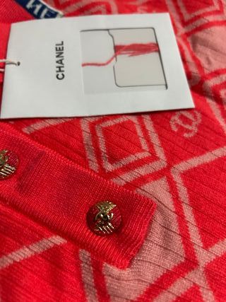 Abito Chanel Maglia Rosso Taglia M