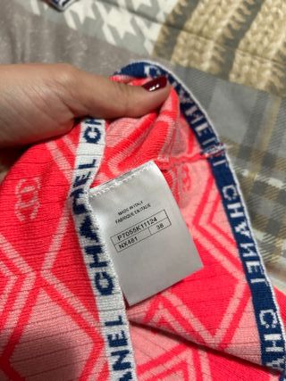 Abito Chanel Maglia Rosso Taglia M