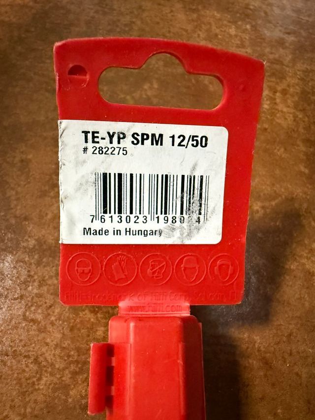 Cincel espatula HILTI TE-YP SPM 12/50 SDS MAX