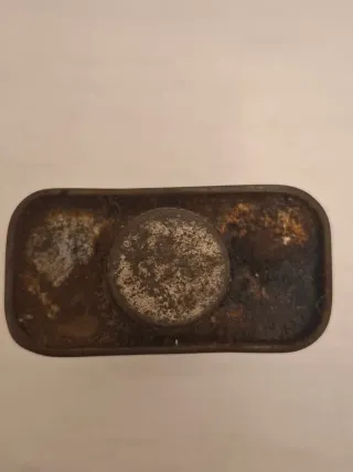 Tanica metallo olio auto Venus rara