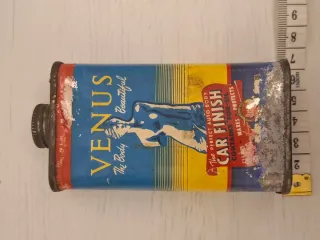 Tanica metallo olio auto Venus rara