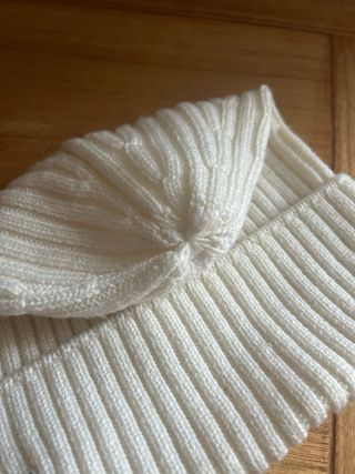 Gorro Lacoste Blanco Unisex