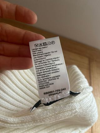 Gorro Lacoste Blanco Unisex