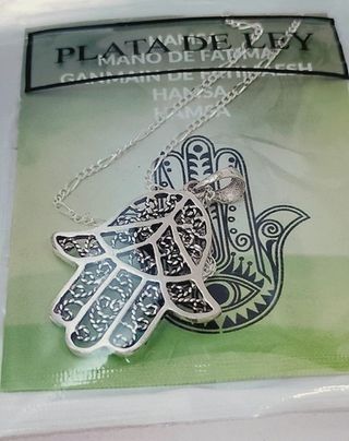 Colgante Mano de Fátima Plata de Ley 925