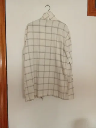 Blazer cuadros beige Pimkie