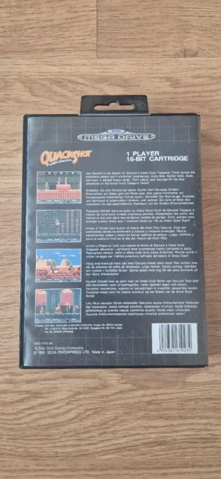 Quackshot con Donald Duck per Mega Drive