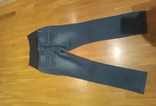 Lote 2 pantalones vaqueros premamá