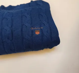 Jersey Gant Trenzado Azul Talla M