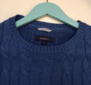 Jersey Gant Trenzado Azul Talla M