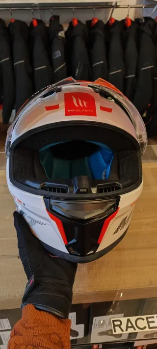 Casco MT Stinger 2 Pure A0 Blanco Brillo T/XS