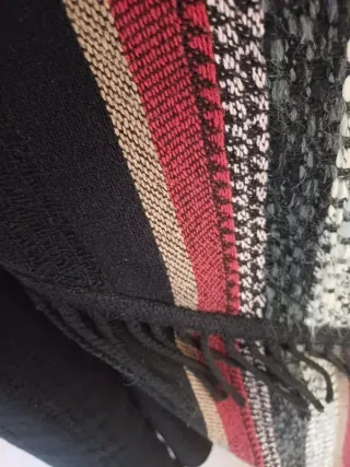 Chaqueta rústica boho con flecos