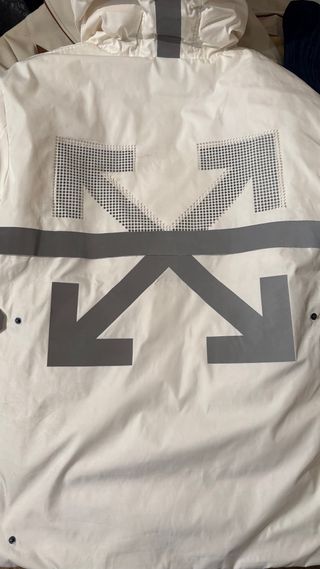 Giubbotto da sci Moncler x Off-White bianco