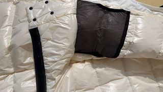 Giubbotto da sci Moncler x Off-White bianco