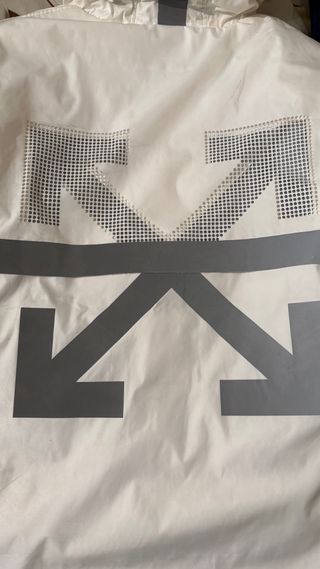 Giubbotto da sci Moncler x Off-White bianco