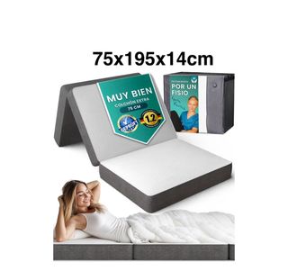 Colchón Plegable Viscoelástico 75x195x14cm