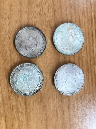 Lote monedas antiguas: Austria y España