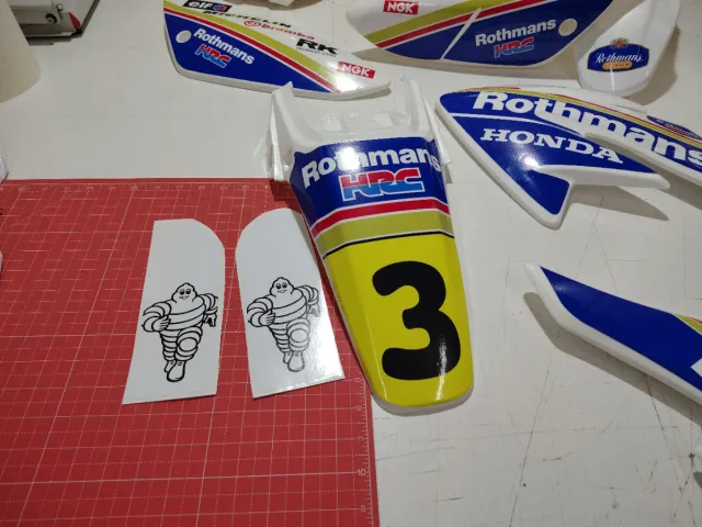 Plásticos honda CRF70 malcor Racer