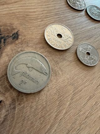 Monedas europa: rep checa, hungria, noruga,