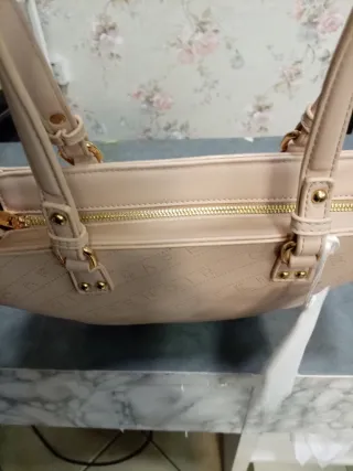 Borsa Cafènoir Beige/Rosa