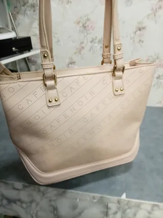 Borsa Cafènoir Beige/Rosa