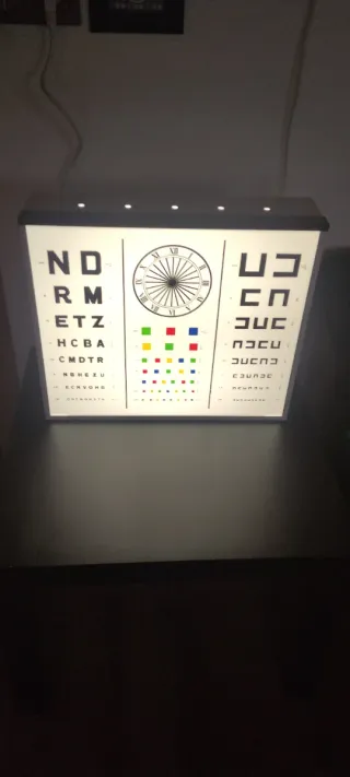 Optotipo Wecker 5M para adultos