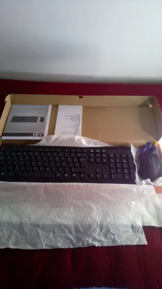 Pack Teclado + Ratón Inalámbricos ISY IDE-2500-ES