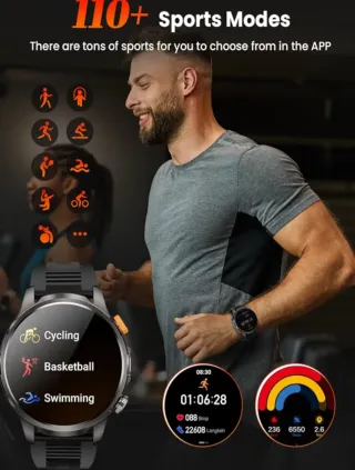 Reloj A6 con correas y cargador